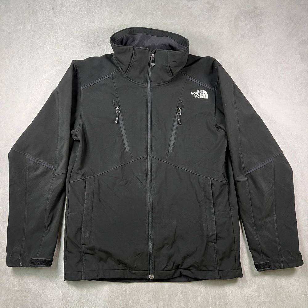 The North Face Apex Bionic Softshell Jacket Mens S Black Full‎ Zip Outdoor